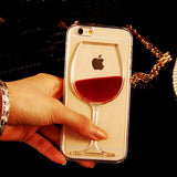 Liquid Wine Glass iPhone Case 5 5S SE 6 6S 7 Plus